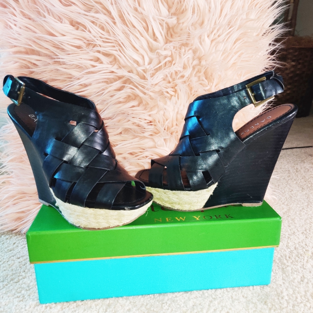 Cute Black Wedge